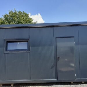 Container 6×2,5 Sanitärtoilette + Dusche + Toilette