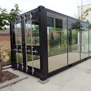 20-Fuß-GLASCONTAINER – NEU (SCHWARZ RAL 9010)