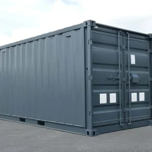 15 Fuß Container mit Elektroinstallation, Lüftungsgittern und Schlüsselschloss