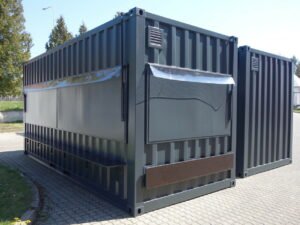 Café und Restaurant in einem 20-Fuß-Seecontainer