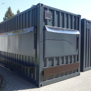 Café und Restaurant in einem 20-Fuß-Seecontainer