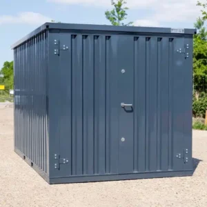 Container 4 x 2 Meter Doppeltür an der kurzen Seite Anthrazit RAL 7016-Neu