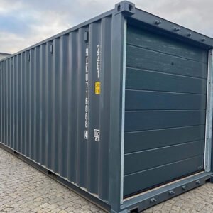 20-Fuß-Transportcontainer mit Garagen-Sektionaltoren-Neu
